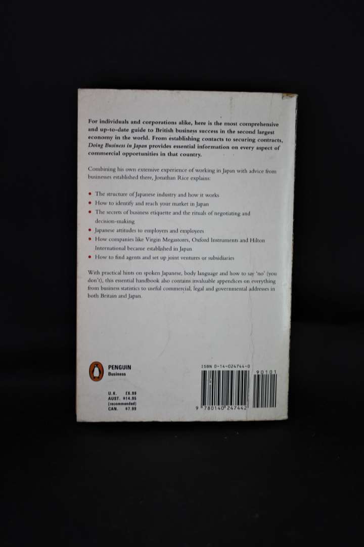 Doing business in Japan -your passport to success-