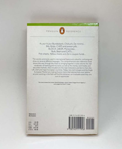 Dictionary Of Finance