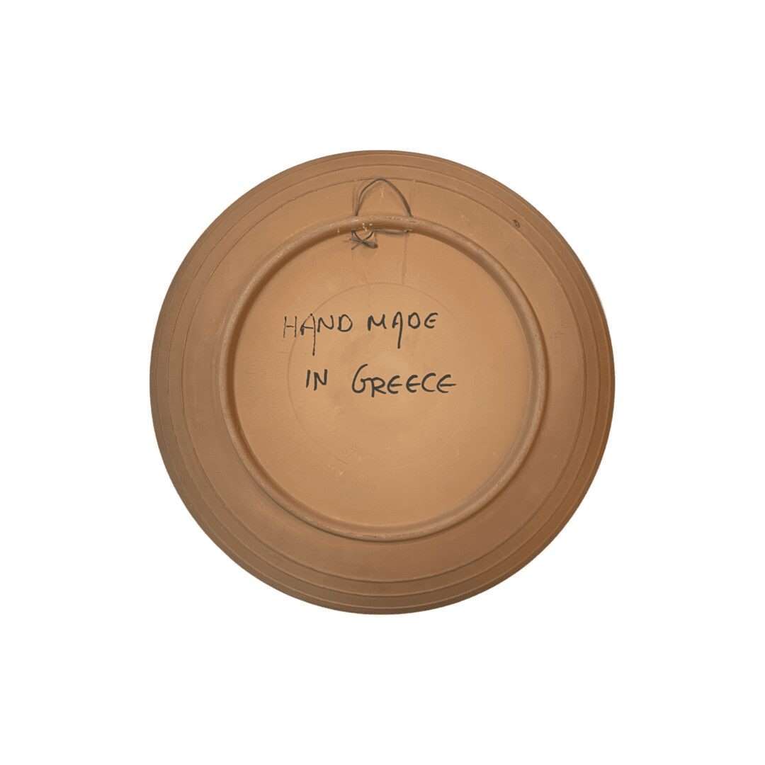 Κεραμικό πιάτο "Hand made in Greece"