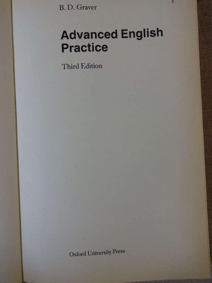 Advanced -Oxford- English Practice-B.D.Graver