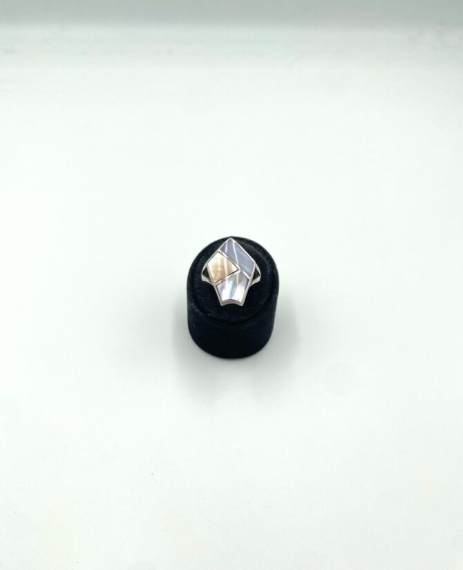 Ασημένιο Δαχτυλίδι 925 Mother of Pearl