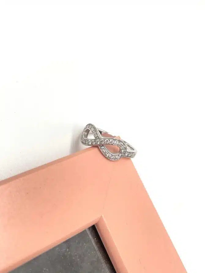 Ασημένιο Δαχτυλίδι 925 Infinity με Ζιργκόν