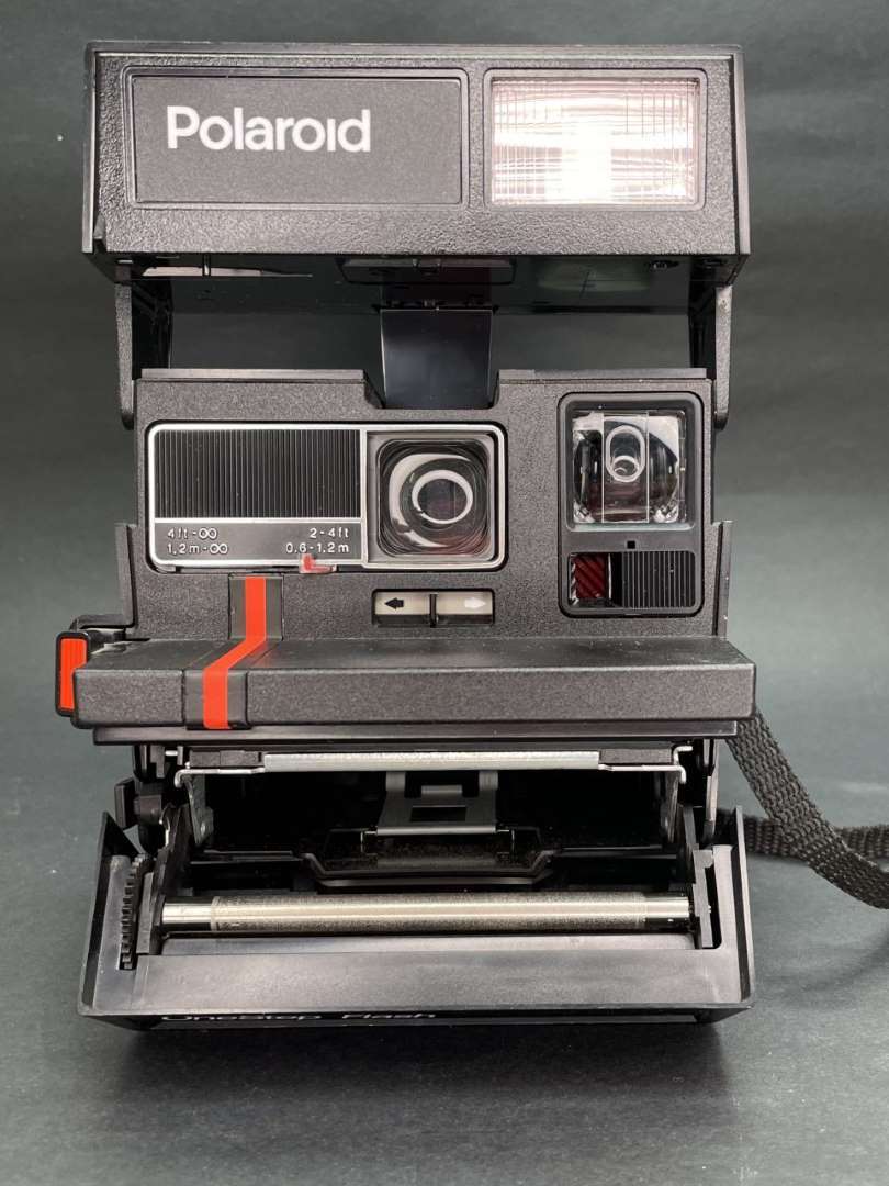 Polaroid OneStep Red Stripe Camera