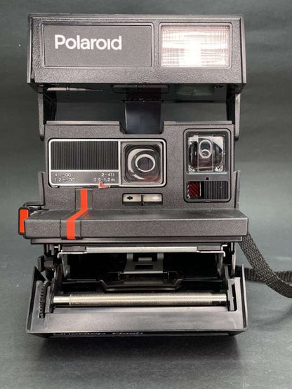 Polaroid OneStep Red Stripe Camera